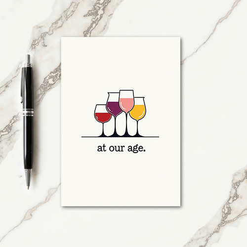 Cheers Glasses Birthday Card