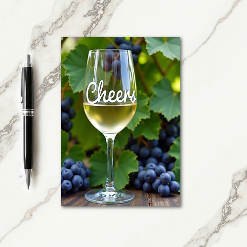 Cheers Mothers Day Vine Card