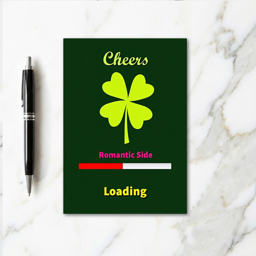 Cheers Romantic Side Loading Card