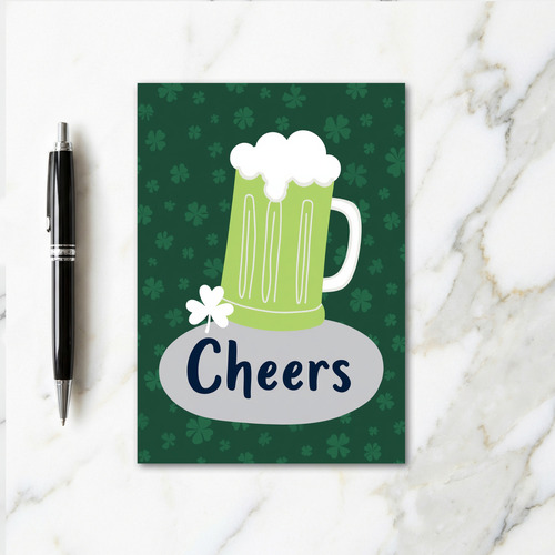 Cheers St Patricks Day Fun Card