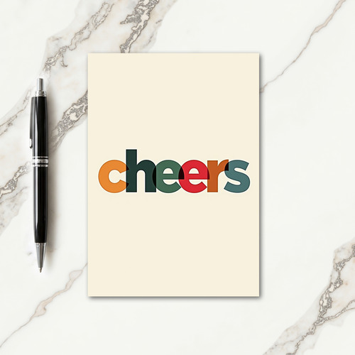 Cheers Christmas Card