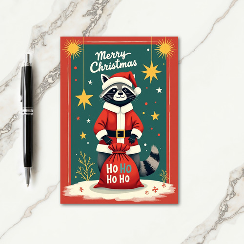 Cheery Critter Christmas Card thumbnail