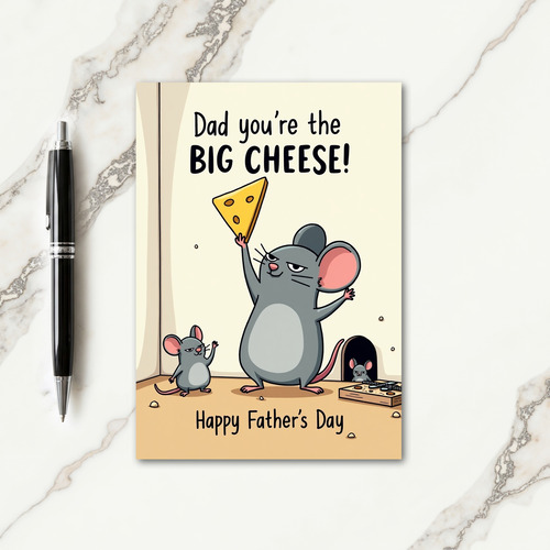 Cheese Champ Fathers Day Card