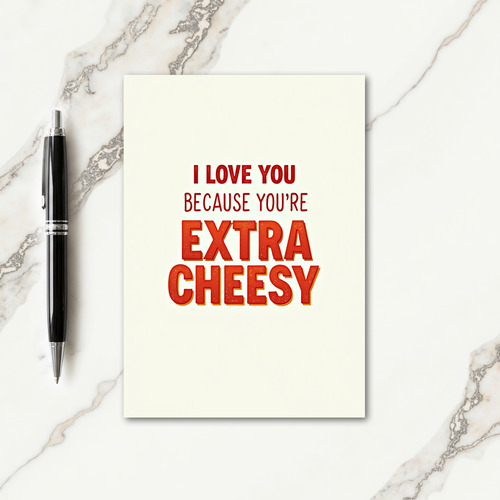 Cheesy Dads Day Greeting Card