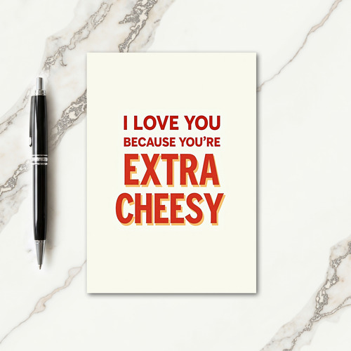Cheesy Fathers Day Retro Card