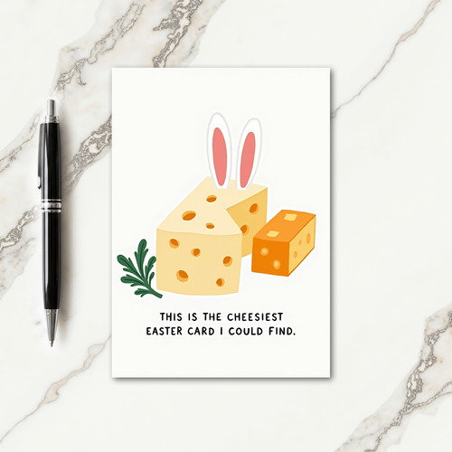Cheesy Spring Animal Fun Card