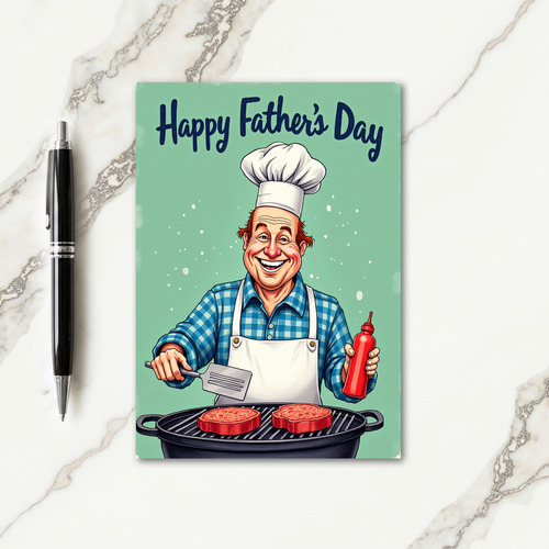 Chefs Fathers Day Feast Card