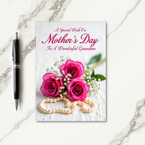Cherished Mom Floral Mothers Day Card