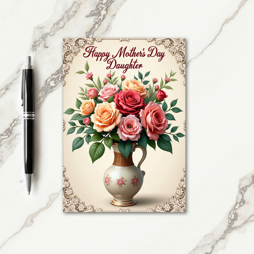 Cherished Mothers Day Blooms Card