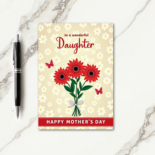 Cherished Mothers Day Floral Card