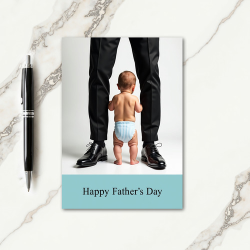 Cherubic Fathers Day Moment Card