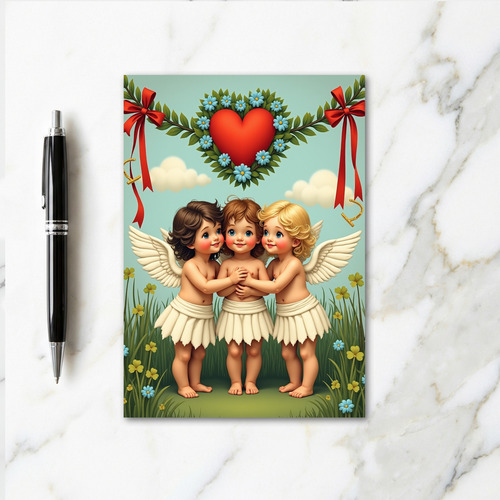 Cherubs Heartfelt Connection Card
