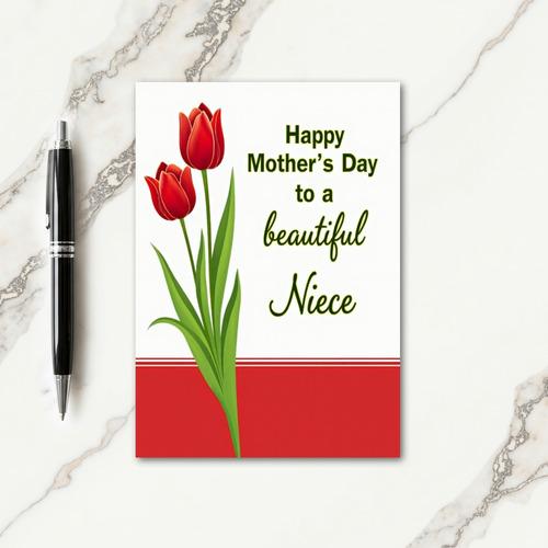 Chevron Affection Message Card