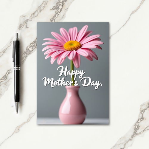 Chevron Bloom Greeting Card