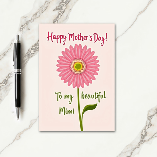 Chevron Blooms Special Card