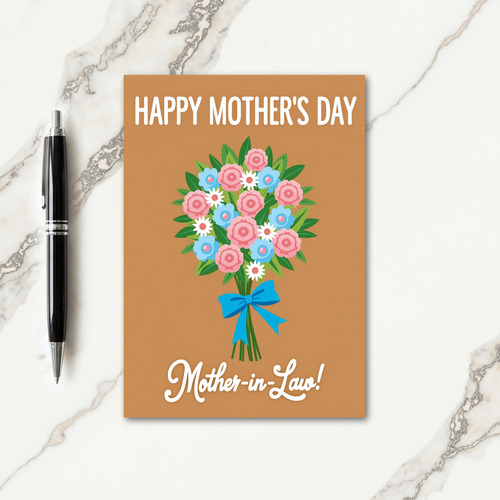 Chevron Blossom Appreciation Card