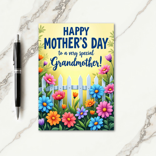 Chevron Blossoms Seasonal Card