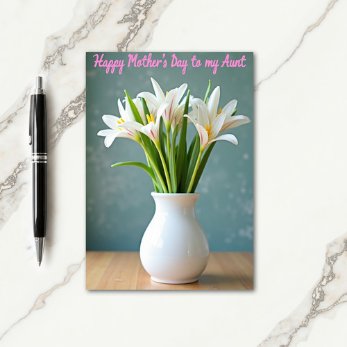 Chevron Bouquet Affection Card