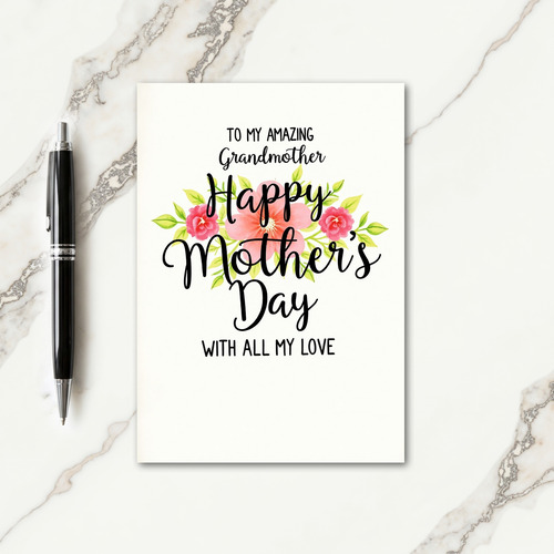 Chevron Bright Moms Day Card