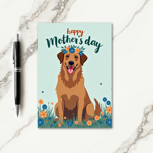 Chevron Canine Friend Card