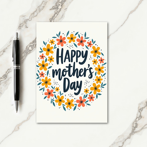 Chevron Cheerful Greetings Card