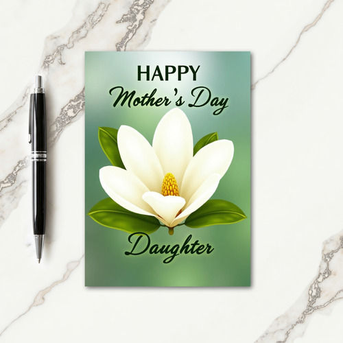 Chevron Daughter Floral Card