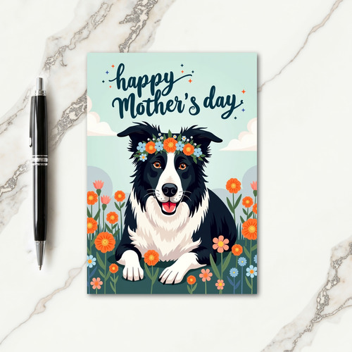 Chevron Dog Happy Day Card
