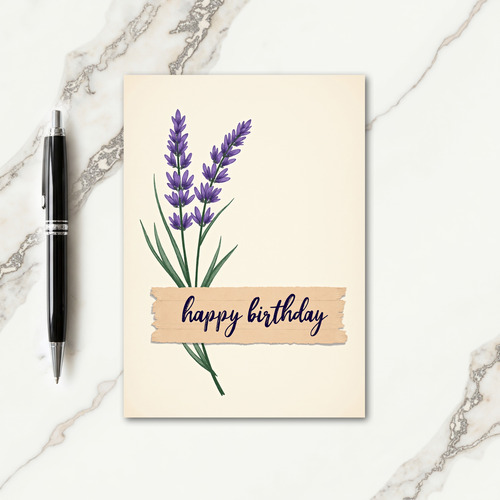 Chevron Elegant Bloom Card