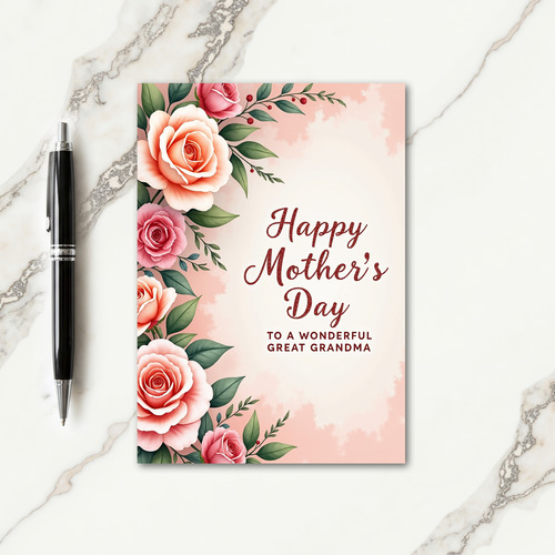 Chevron Family Message Card