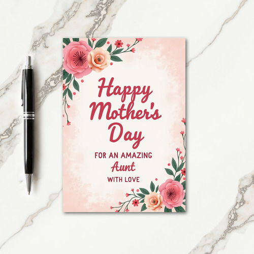 Chevron Family Wishes Card