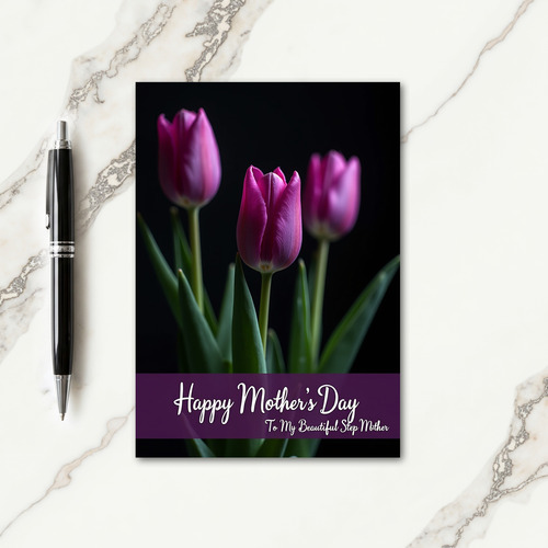Chevron Floral Greeting Card