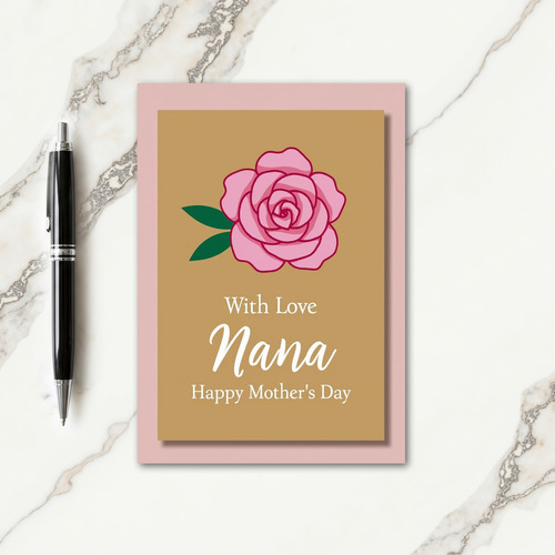 Chevron Flower Affection Card