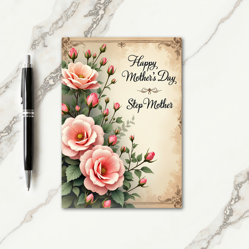 Chevron Flower Celebration Card