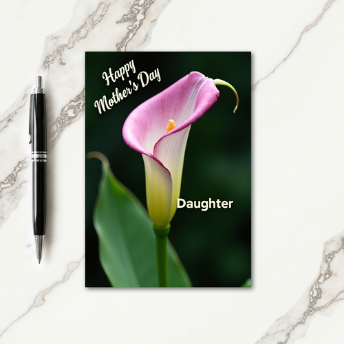 Chevron Flower Daughter Card