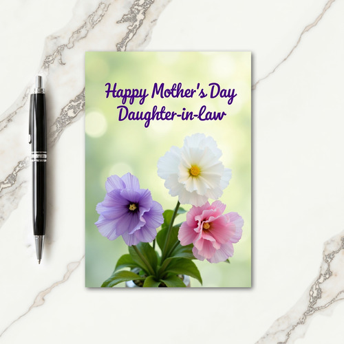 Chevron Flower Garden Card