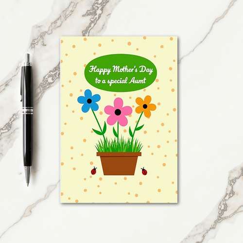 Chevron Garden Greeting Card