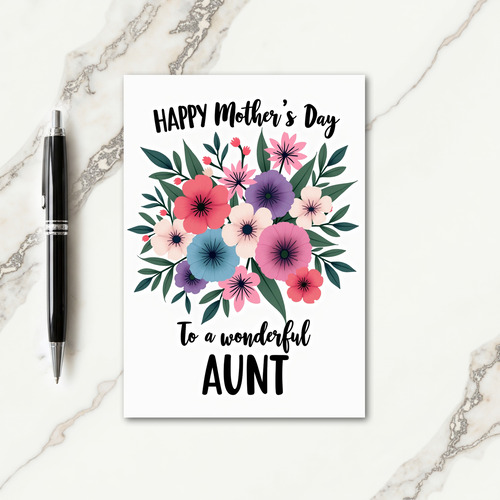 Chevron Gentle Affection Bloom Card