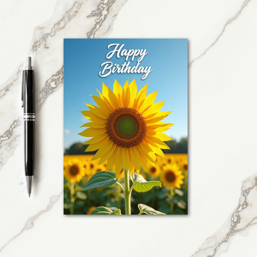 Chevron Golden Bloom Card