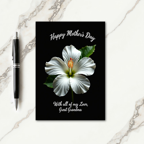 Chevron Grandma Bloom Card