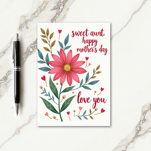 Chevron Heartfelt Bloom Card