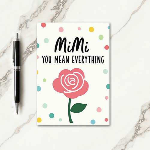 Chevron Heartfelt Note Card