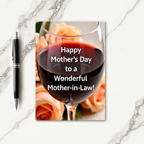 Chevron Loving Message Day Card