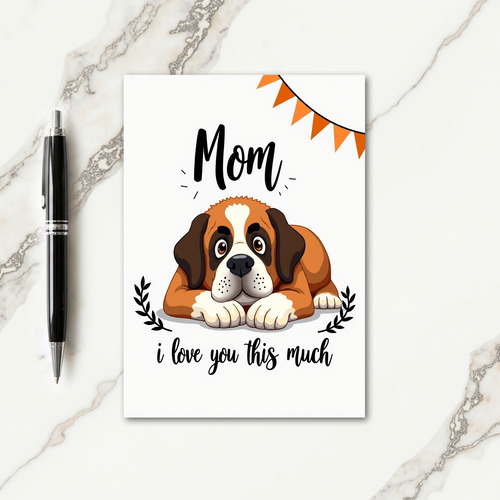 Chevron Mom Best Wishes Card