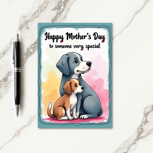 Chevron Mother Love Card