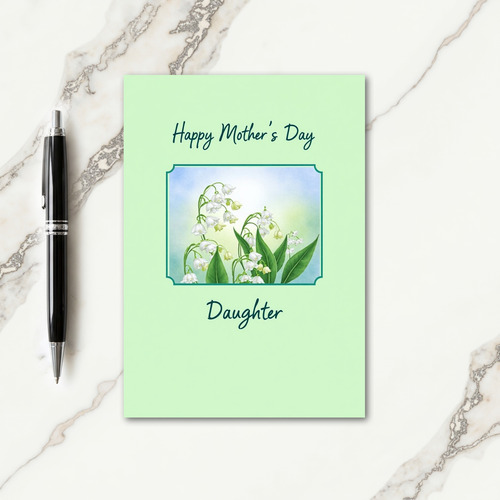 Chevron Mothers Day Daughter Card