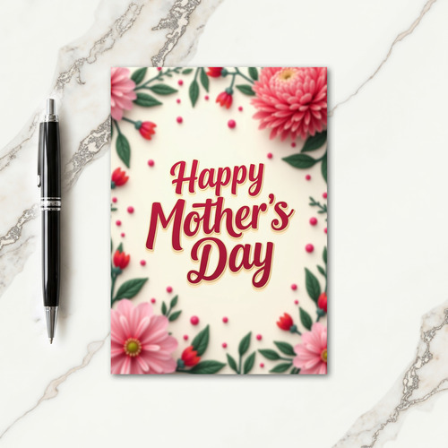 Chevron Mothers Day Greeting Card