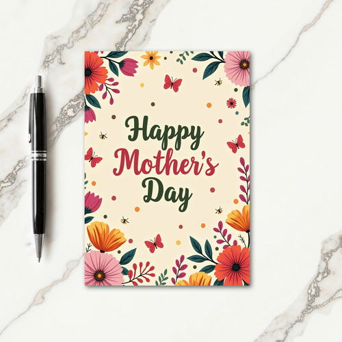 Chevron Mothers Day Message Card
