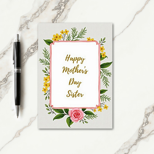 Chevron Mothers Day Sister Card