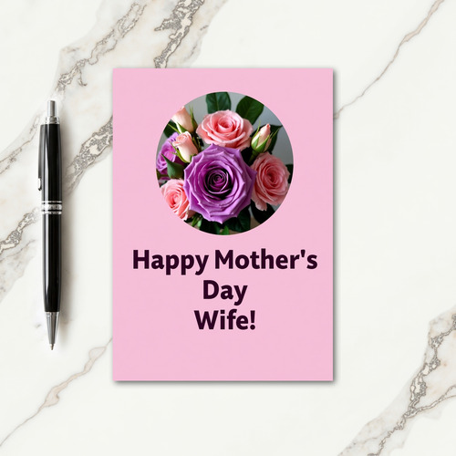 Chevron Pastel Sentiment Card