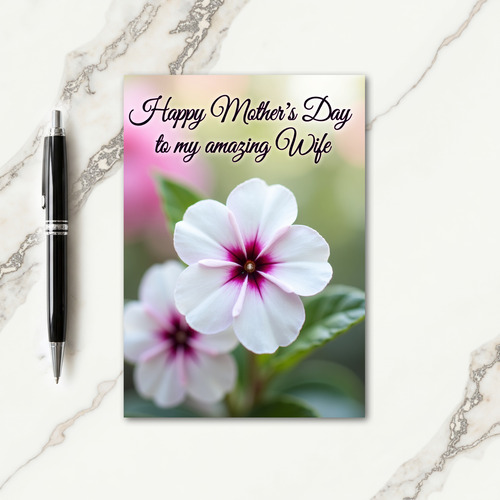 Chevron Radiant Flower Card